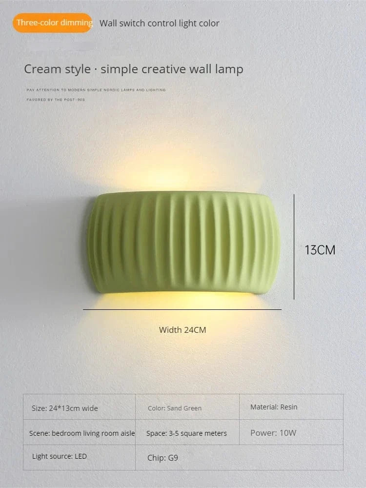 Applique murale LED Vent Crème - Éclairage Intérieur | Marco Lucetti C / Blanc froid (6000K)