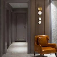 Applique Murale LED Verre Blanc Maison Salon Or/Noir Boutique - G9 Ampoule Chambre Luminaire | Marco Lucetti