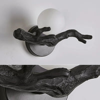 Applique murale LED Vintage Branche d'Arbre en Résine | Marco Lucetti