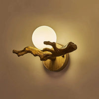 Applique murale LED Vintage Branche d'Arbre en Résine | Marco Lucetti