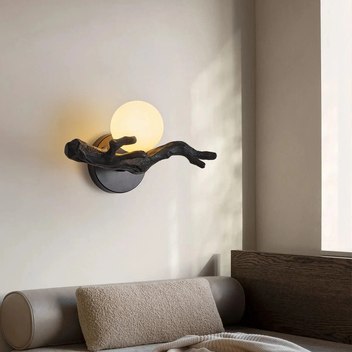 Applique murale LED Vintage Branche d'Arbre en Résine | Marco Lucetti