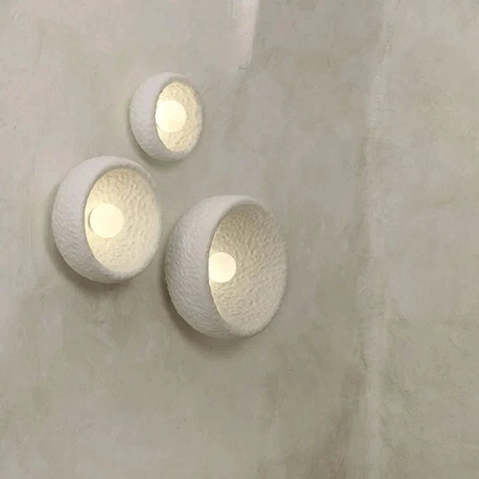 Applique Murale LED Vintage Wabi Sabi en Résine et Verre Décorative - Édition Limitée | Marco Lucetti