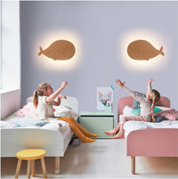 Applique murale LED "WhaleWood" pour enfants | Marco Lucetti