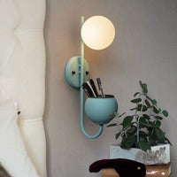 Applique murale LED Xenia Eco-Design | Marco Lucetti Chaude / Bleu