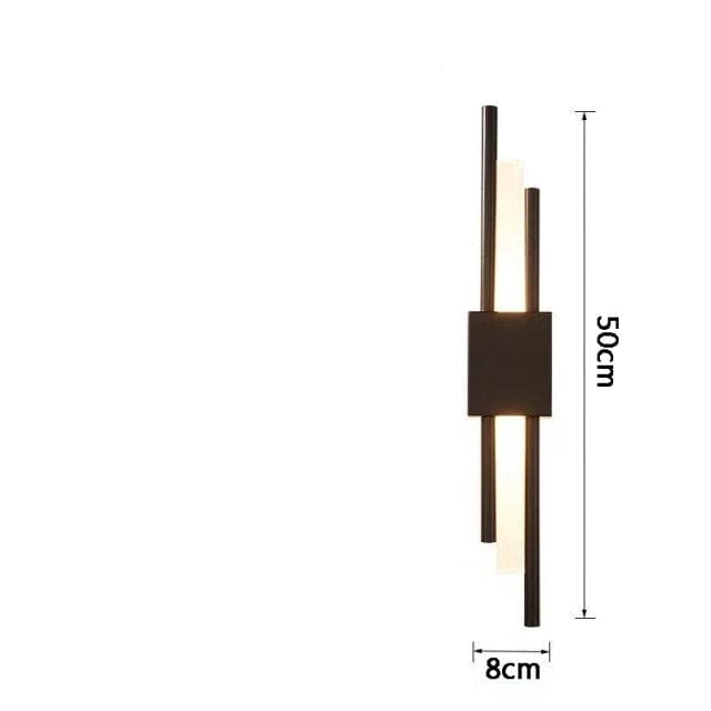 Applique murale LED Xeres en métal doré | Marco Lucetti