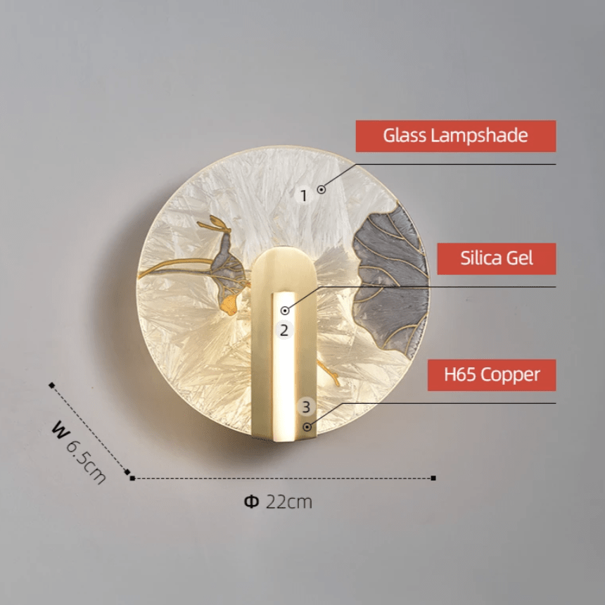 Applique murale LED Yuaming | Marco Lucetti Lotus