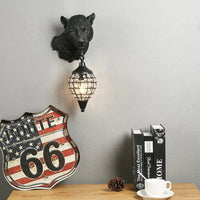 Applique murale léopard en résine - Collection Sauvage | Marco Lucetti