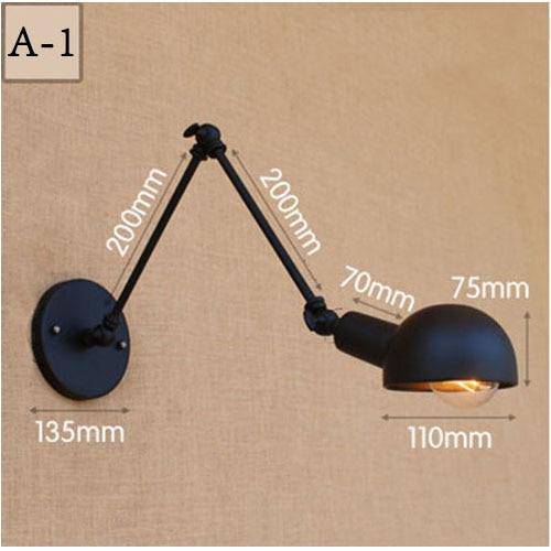 Applique murale Loft en métal ajustable | Marco Lucetti A1