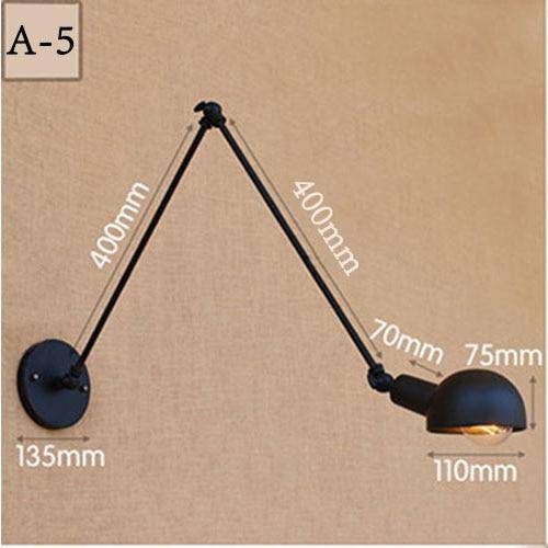 Applique murale Loft en métal ajustable | Marco Lucetti A5