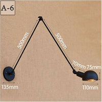 Applique murale Loft en métal ajustable | Marco Lucetti A6