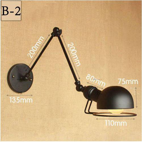 Applique murale Loft en métal ajustable | Marco Lucetti B2