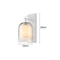 Applique murale loft en verre créatif pour un décor élégant | Marco Lucetti Transparent / Sans ampoule