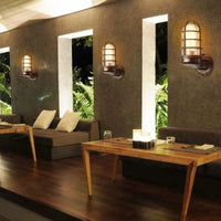 Applique murale Loft industriel extérieur/intérieur LED étanche - Rétro Verre | Marco Lucetti