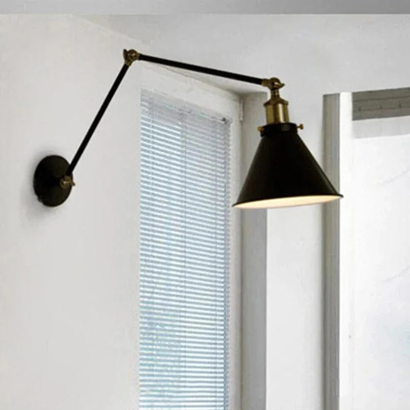 Applique murale Loft Industriel Rétro, Bras Long Luminaria LED. | Marco Lucetti