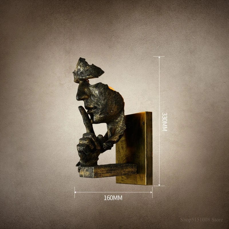 Applique murale Loft Rétro avec Lumière LED - Décoration Intérieure | Marco Lucetti Couleur cuivre