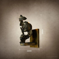 Applique murale Loft Rétro avec Lumière LED - Décoration Intérieure | Marco Lucetti Couleur cuivre