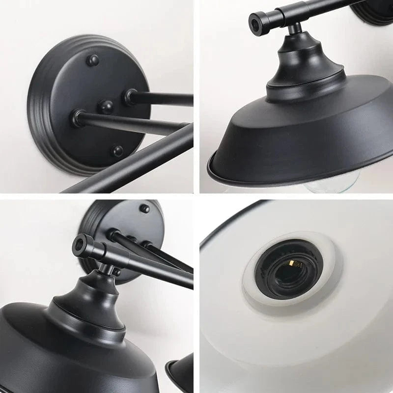 Applique Murale Loft Vintage Double Tête Fer | Marco Lucetti