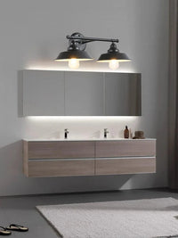 Applique Murale Loft Vintage Double Tête Fer | Marco Lucetti