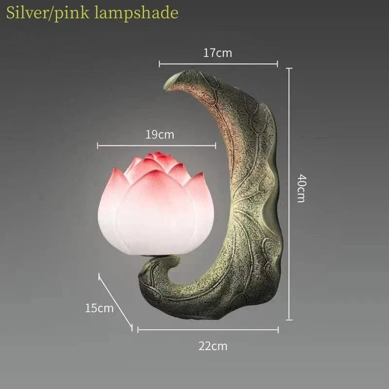 Applique murale Lotus Led. | Marco Lucetti Rose argenté