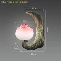 Applique murale Lotus Led. | Marco Lucetti Rose argenté