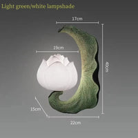 Applique murale Lotus Led. | Marco Lucetti Vert blanc