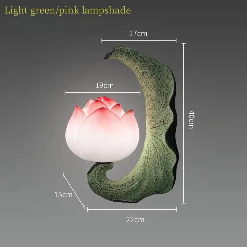 Applique murale Lotus Led. | Marco Lucetti Vert Rose
