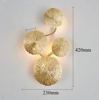 Applique murale Lotus moderne | Marco Lucetti 4 lumières / Blanc chaud (2700-3500K)