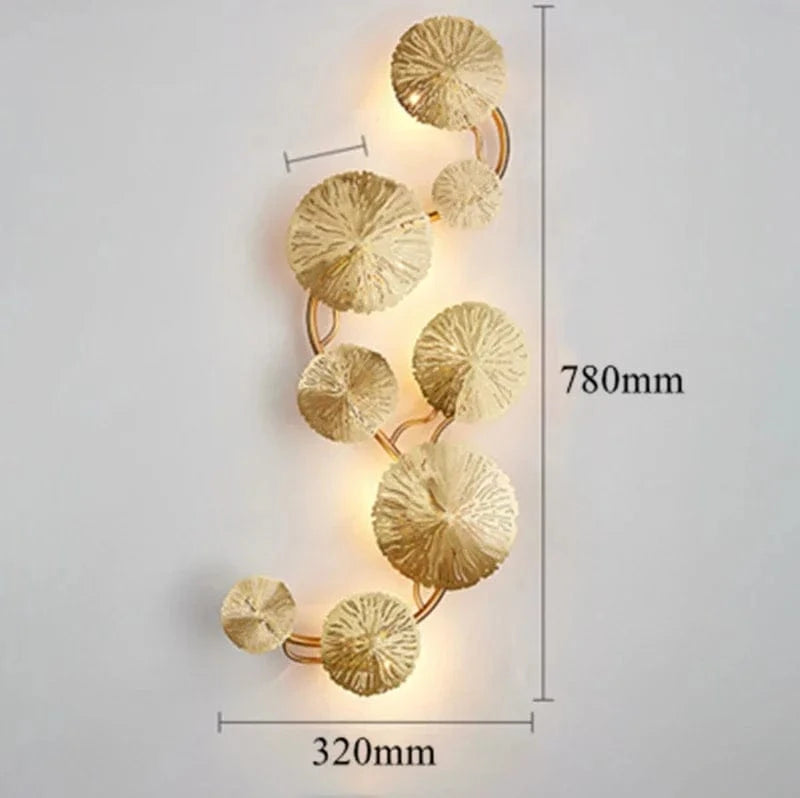 Applique murale Lotus moderne | Marco Lucetti 8 lumières / Blanc chaud (2700-3500K)