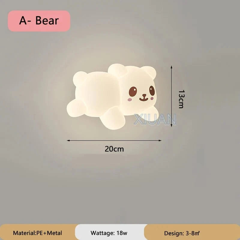 Applique murale ludique pour enfants | Marco Lucetti A ours / 3 Température de couleur