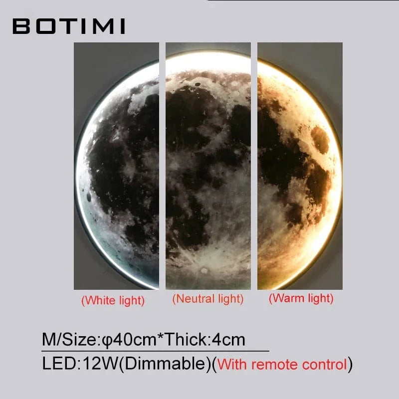 Applique Murale Lune 30-90CM - Déco Design pour la Maison | Marco Lucetti M40-Dimmable