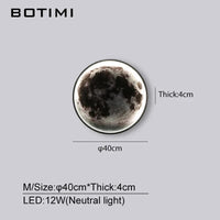 Applique Murale Lune 30-90CM - Déco Design pour la Maison | Marco Lucetti M40-Lumière neutre