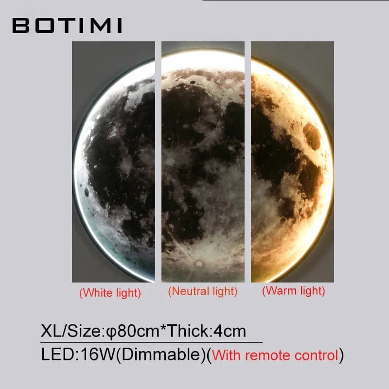 Applique Murale Lune 30-90CM - Déco Design pour la Maison | Marco Lucetti XL80-Dimmable