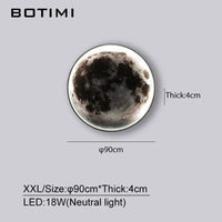 Applique Murale Lune 30-90CM - Déco Design pour la Maison | Marco Lucetti XXL90-Lumière neutre