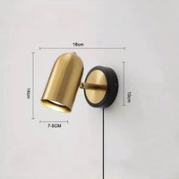 Applique murale Luxe doré Gounod | Marco Lucetti Avec cordon / Chaude