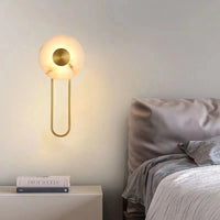 Applique Murale Luxe en Marbre Naturel et Laiton pour Hôtellerie et Restauration | Marco Lucetti Lumière chaude