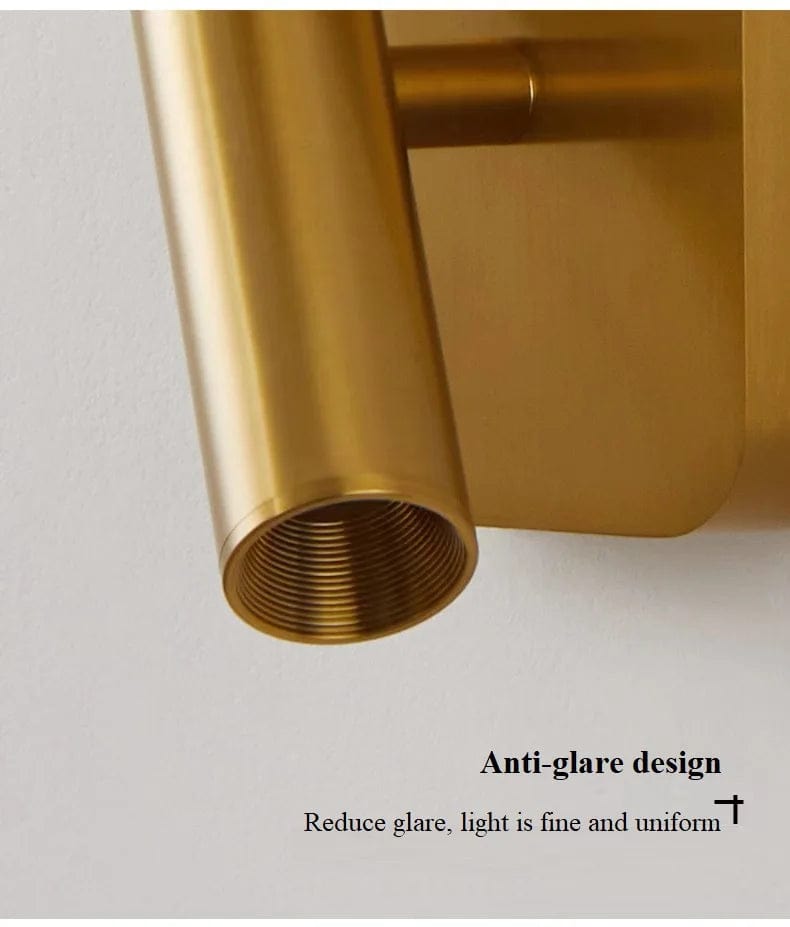 Applique murale Luxe Texturée pour Chambre avec Liseuse Murale Intégrée et Protection des Yeux LED | Marco Lucetti