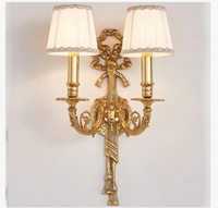 Applique murale luxueuse en cuivre pour hôtels et résidences de prestige