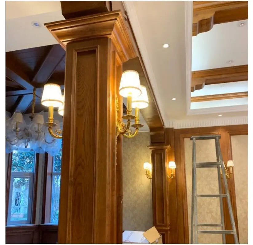 Applique murale luxueuse en cuivre pour hôtels et résidences de prestige