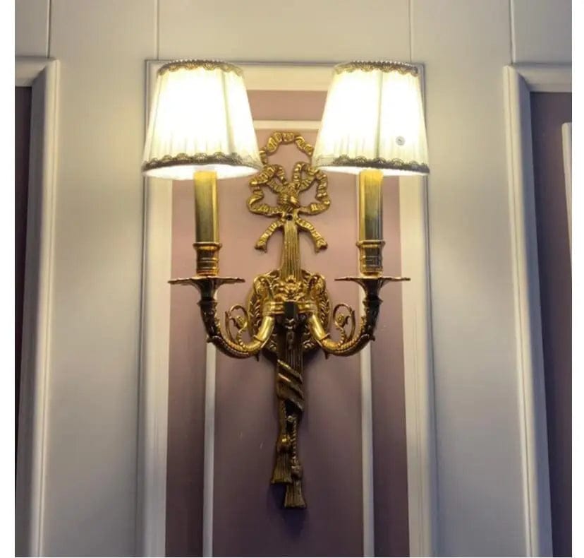 Applique murale luxueuse en cuivre pour hôtels et résidences de prestige | Marco Lucetti L34cm H48cm