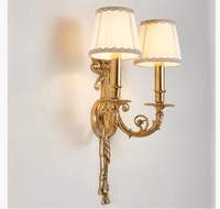 Applique murale luxueuse en cuivre pour hôtels et résidences de prestige | Marco Lucetti L34cm H48cm