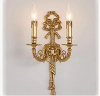 Applique murale luxueuse en cuivre pour hôtels et résidences de prestige | Marco Lucetti L34cm H48cm