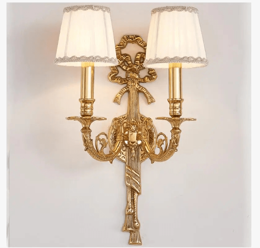 Applique murale luxueuse en cuivre pour hôtels et résidences de prestige | Marco Lucetti L34cm H48cm