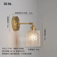 Applique murale luxueuse en doré et verre | Marco Lucetti Verre 10 / 4W