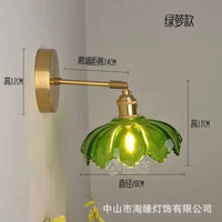 Applique murale luxueuse en doré et verre | Marco Lucetti Verre 8 / 4W