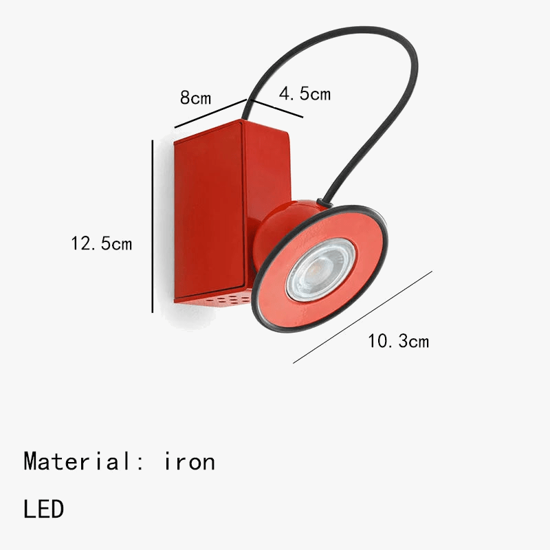 Applique Murale Magnétique Minibox - Style Italien Rétro | Marco Lucetti