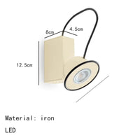 Applique Murale Magnétique Minibox - Style Italien Rétro | Marco Lucetti A-Beige / Lumière chaude 3000K