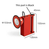 Applique Murale Magnétique Minibox - Style Italien Rétro | Marco Lucetti Élevé / Lumière chaude 3000K