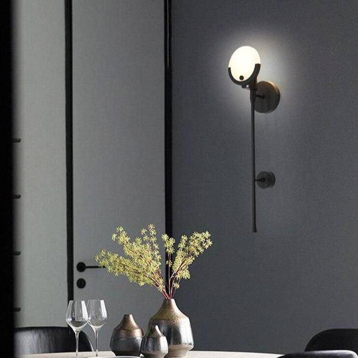 Applique murale Marbre en métal et verre | Marco Lucetti