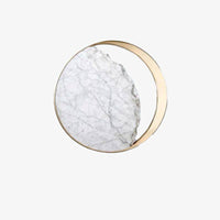 Applique murale Marbrée LED Dorée | Marco Lucetti Chaude