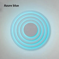 Applique murale Marset Concentric Corona Dream Circle lighting | Marco Lucetti Bleu azur / D30cm (4 couches)